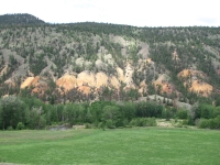 Multicolored mountains